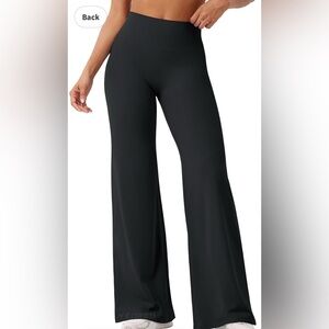 Elegant Black Women's Wide-Leg Pants
